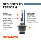 SYLVANIA D2R SilverStar zXe HID Headlight Bulb, 1 Pack, , hi-res